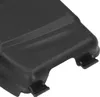 A close-up view of a black plastic part with two clips on the right side. Produktbild-Vorschau
