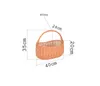 Aqbau® Einkaufskorb groß geflochten 40x35x24 cm Natural Produktbild-Vorschau 2