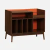 sweeek - Zweifarbiger Vintage Schallplattenschrank mit Produktbild-Vorschau 1