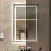 Badezimmerspiegel Touch 90 x 60cm LED 3 Lichtfarben dimmbar Produktbild-Vorschau 10