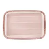 A top-down view of a pink laundry basket. Anteprima dell’immagine prodotto