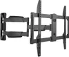 A black, articulated TV wall mount is shown against a white background. Produktbild-Vorschau
