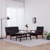 VidaXL 278395, Czarny, 2 siedz., Poliester, 1135 mm, 670 Podgląd zdjęcia produktu 2
