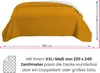 Přehoz na postel 220x240 OEKO-TEX – žlutý světle šedý potah Náhled obrázku produktu 2