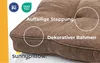 sunnypillow Polster für Gartenmöbel - 2er Set : Sitzkissen Produktbild-Vorschau 4