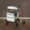 AREBOS Leichtgewicht Rollator Aluminium | Faltbarer Produktbild-Vorschau 6
