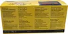 The image shows the side of a yellow tea box with text in multiple languages. Produktbild-Vorschau