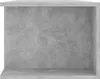 A concrete-effect TV cabinet shown from the front, with the interior visible. Náhled obrázku produktu