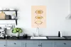 MuchoWow® Poster Boho - Augen - Gold - Abstrakt 40x60 cm - Produktbild-Vorschau 3