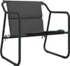 vidaXL 3-tlg. Garten-Lounge-Set mit Kissen Anthrazit Stahl Produktbild-Vorschau 4