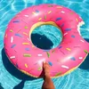 Koło do pływania dmuchane donut 120 cm XXL różowe materac Podgląd zdjęcia produktu 7