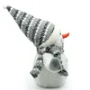 Schneemann LED Figur 20 cm Deko mit Beleuchtung Produktbild-Vorschau 2