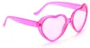 Herz Party-Brille Spassbrille pink - Einheitsgröße Produktbild-Vorschau 2