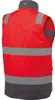 DASSY® Bilbao gilet alta visibilità NEON RED/CEMENT GREY Anteprima dell’immagine prodotto 3