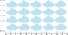 Muralo Wandsticker Set für Kinder BLAUE WOLKEN Br. 120cm x Produktbild-Vorschau 6