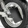 Portatarga laterale per Yamaha XV 535/ 1100 Virago # nero Anteprima dell’immagine prodotto 1