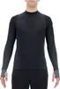 UYN Exceleration langarm Laufshirt Herren black/cloud S Produktbild-Vorschau 1