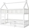 MODFU Lit Superposé 90x200 Pour Enfant - Lit Simple Avec Voir les images du produit 7