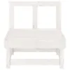 vidaXL Sofa ogrodowa 2 szt. Białe lite drewno sosnowe Podgląd zdjęcia produktu 4