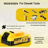 Ersatzakku für DeWalt 20V, DCBP034 Li‑Ion 3500 mAh, Orange; Produktbild-Vorschau 5