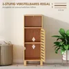HOMCOM Szafka łazienkowa – wąska szafka łazienkowa z Podgląd zdjęcia produktu 5