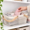 Relaxdays Draadmand met handvat, vierkant, opbergmand van Productafbeelding-voorbeeld 5