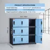 VEVOR Umkleideschrank Fächerschrank Schließfachschrank, Produktbild-Vorschau 7