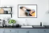 MuchoWow® Gerahmtes Poster Eine E-Gitarre auf einem Produktbild-Vorschau 4