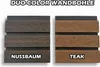 WPC Gartenhaus Modell FineLine 8,4 m² Teak Produktbild-Vorschau 3