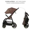 Kinderkraft TRIG 3 – skladací kočík, ľahký, do 25 kg, Náhľad obrázku produktu 2