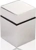 4er Pack - Glasbodenträger CUBE 40 x 40 mm Chrom poliert Produktbild-Vorschau 1