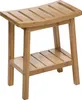 Stołek łazienkowy BAMBOO z półeczką na akcesoria Podgląd zdjęcia produktu 1