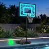 COSTWAY LED Basketballkorb mit Rollen, Ständer, 115-144 cm, Produktbild-Vorschau 9