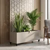 Cloison « Aaskis » avec jardinière à roulettes en acier, Voir les images du produit 10