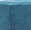 Close-up view of a blue ottoman. Náhľad obrázku produktu