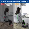 Strex Fußstütze ergonomisch mit Massagerolle - verstellbar Produktbild-Vorschau 3