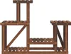 vidaXL Stojan na kvety 90x25x73,5 cm z masívneho jedľového Náhľad obrázku produktu 4