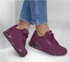 Skechers 73690-PLUM Damen-Sneaker in Bordeaux – Memory Foam Produktbild-Vorschau 13