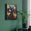Malen nach Zahlen mit einem Rahmen Gemälde - Zahnlos 40x50 Produktbild-Vorschau 4