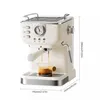 Siebträgermaschine Mit Milchaufschäumer – 20 Bar, 1050W, Produktbild-Vorschau 7