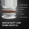 Kochtopfset 10-teilig – Edelstahl – Induktion – Glasdeckel Produktbild-Vorschau 6