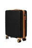 Schwarze Koffer 55 cm, Handgepäck Hartschalenkoffer Trolley Produktbild-Vorschau 6