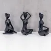 Set di 3 statuine decorative Yoga Donna Statua decorativa Anteprima dell’immagine prodotto 11
