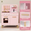COSTWAY Kinderküche Spielküche mit 10 Zubehör, Licht und Produktbild-Vorschau 7