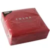 Papstar Prägeservietten rot 33 cm x 33 cm 1 lagig 100 Stück Produktbild-Vorschau 2
