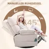 HOMCOM Relaxsessel mit Massagefunktion Fernsehsessel mit Produktbild-Vorschau 5