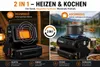 Gasheizung 2In1 Gasheizer Heizgerät Tragbare Camping Butan Produktbild-Vorschau 3