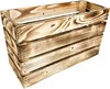 Lermowood Holzkisten 50 x 20 x 30cm Geflammte Dekokisten Produktbild-Vorschau 1