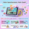 Kinder Tablet 7 Zoll, Android 16, mit 24GB RAM (3+21 Produktbild-Vorschau 3