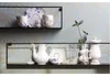 Zwart metalen wandrek 50 cm Productafbeelding-voorbeeld 3